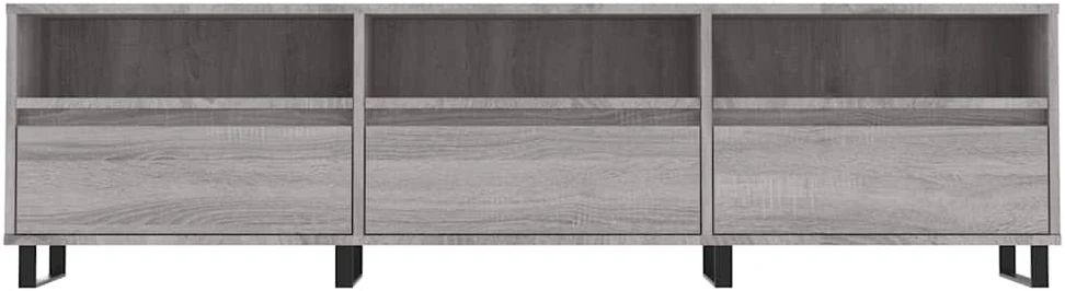 TV staliukas Televizoriaus spintelė, pilka ąžuolo, 150x30x44,5cm, mediena