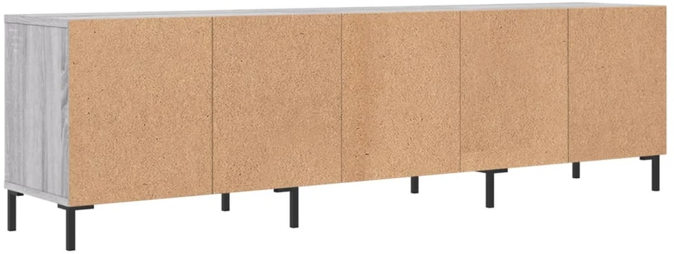 TV staliukas Televizoriaus spintelė, pilka ąžuolo, 150x30x44,5cm, mediena