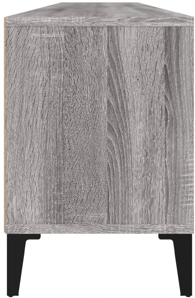 TV staliukas Televizoriaus spintelė, pilka ąžuolo, 150x30x44,5cm, mediena