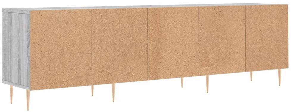 TV staliukas Televizoriaus spintelė, pilka ąžuolo, 150x30x44,5cm, mediena