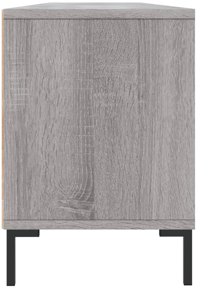 TV staliukas Televizoriaus spintelė, pilka ąžuolo, 150x30x44,5cm, mediena