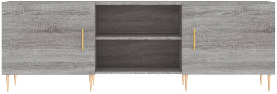 TV staliukas Televizoriaus spintelė, pilka ąžuolo, 150x30x50cm, mediena