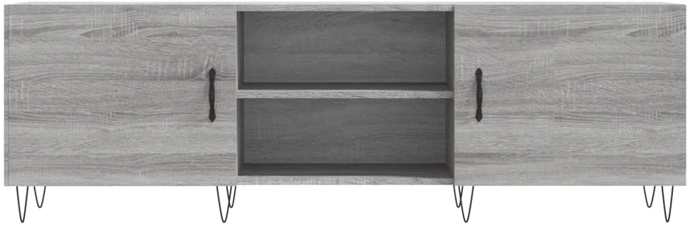 TV staliukas Televizoriaus spintelė, pilka ąžuolo, 150x30x50cm, mediena