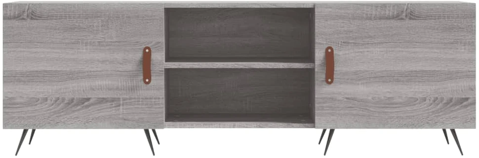 TV staliukas Televizoriaus spintelė, pilka ąžuolo, 150x30x50cm, mediena