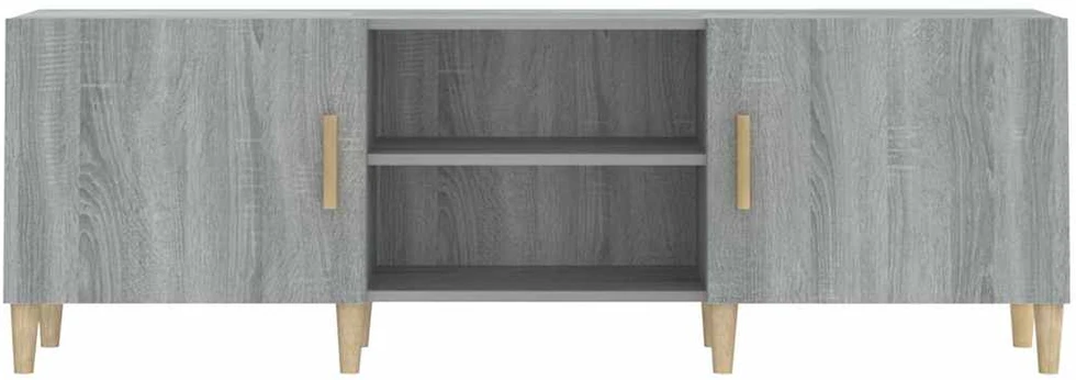 TV staliukas Televizoriaus spintelė, pilka ąžuolo, 150x30x50cm, mediena