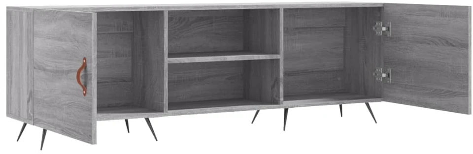 TV staliukas Televizoriaus spintelė, pilka ąžuolo, 150x30x50cm, mediena