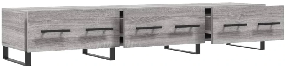 TV staliukas Televizoriaus spintelė, pilka ąžuolo, 150x36x30cm, mediena