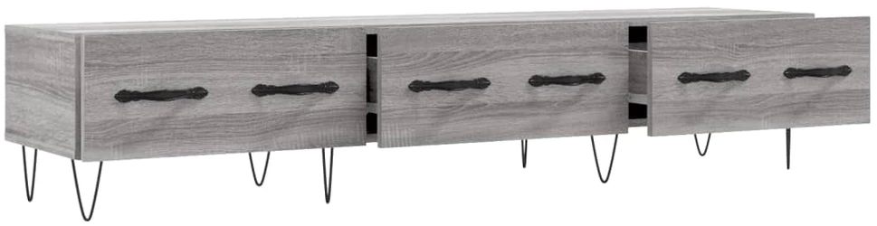TV staliukas Televizoriaus spintelė, pilka ąžuolo, 150x36x30cm, mediena