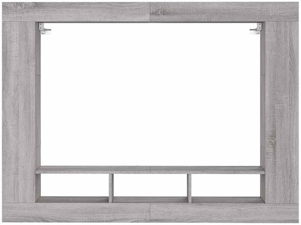 TV staliukas Televizoriaus spintelė, pilka ąžuolo, 152x22x113cm, mediena