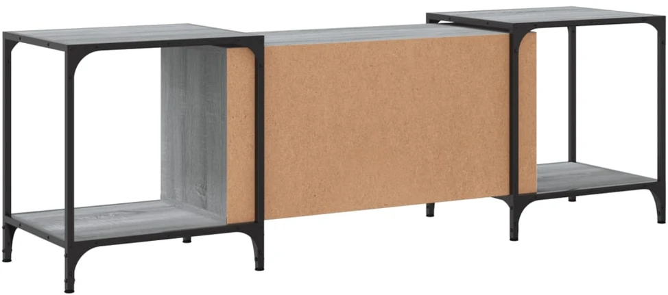 TV staliukas Televizoriaus spintelė, pilka ąžuolo, 153x37x50cm, mediena