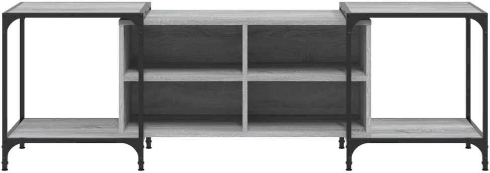 TV staliukas Televizoriaus spintelė, pilka ąžuolo, 153x37x50cm, mediena