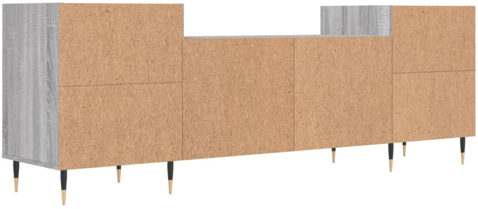 TV staliukas Televizoriaus spintelė, pilka ąžuolo, 160x35x55cm, mediena