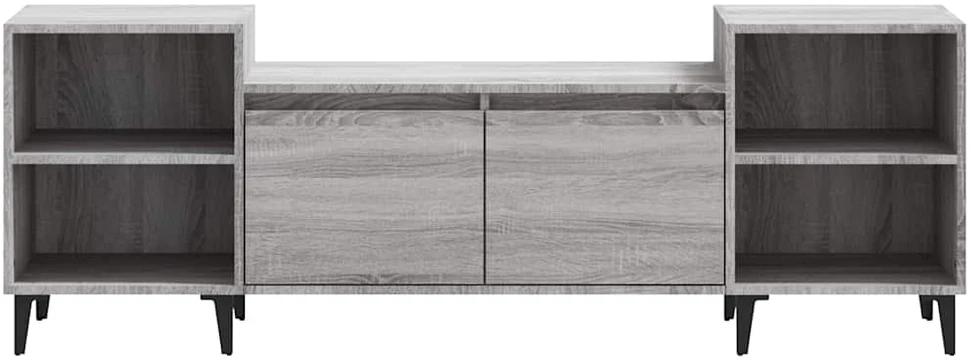 TV staliukas Televizoriaus spintelė, pilka ąžuolo, 160x35x55cm, mediena