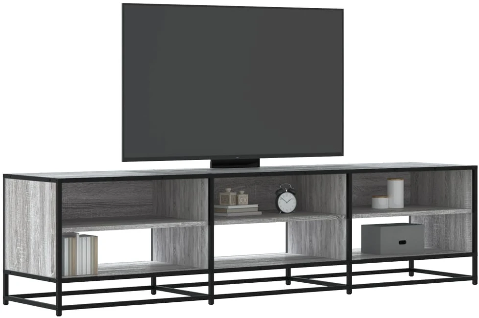 TV staliukas Televizoriaus spintelė, pilka ąžuolo, 180x40x46cm, mediena