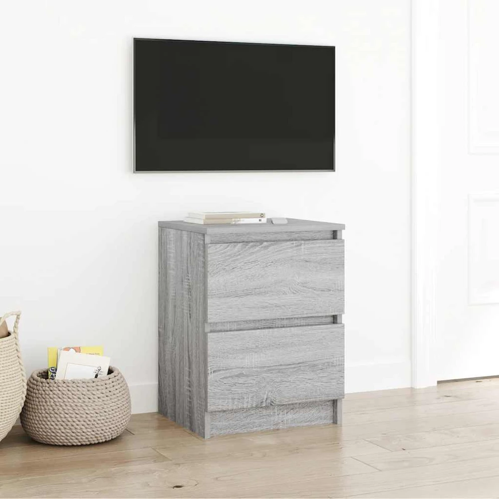 TV staliukas Televizoriaus spintelė, pilka ąžuolo, 40x35x54cm, mediena