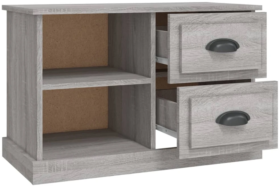TV staliukas Televizoriaus spintelė, pilka ąžuolo, 73x35,5x47,5cm, mediena