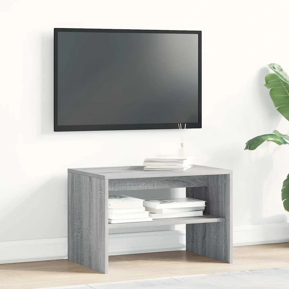 TV staliukas Televizoriaus spintelė Pilka Sonoma 60x40x40 cm, medžio drožlių plokštė