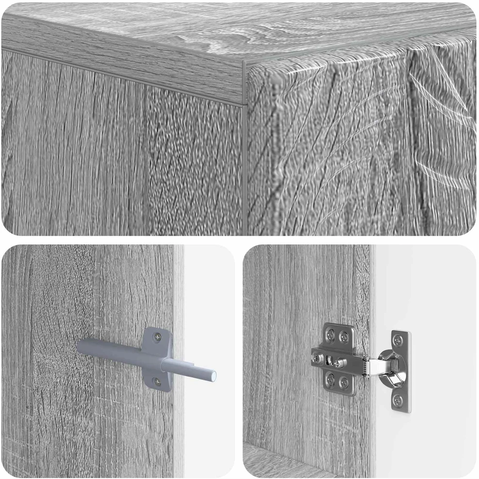 TV staliukas Televizoriaus spintelė Pilka Sonoma Apdirbta mediena