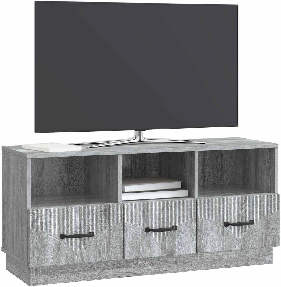 TV staliukas Televizoriaus spintelė Pilka sonoma ąžuolo 102 x 34,5 x 47 cm