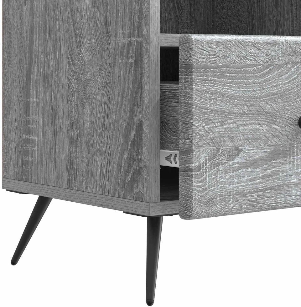 TV staliukas Televizoriaus spintelė Pilka sonoma ąžuolo 102 x 34,5 x 50 cm