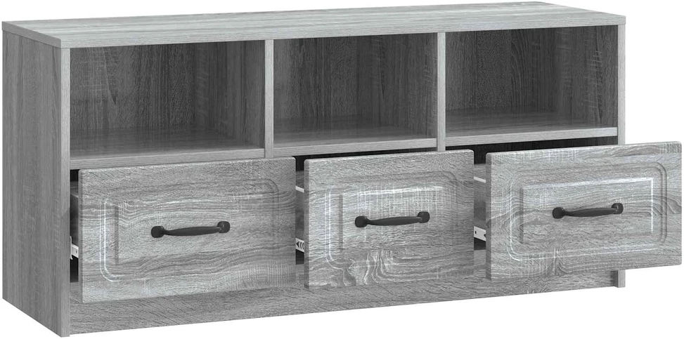 TV staliukas Televizoriaus spintelė Pilka sonoma ąžuolo 102 x 34,5 x 47 cm