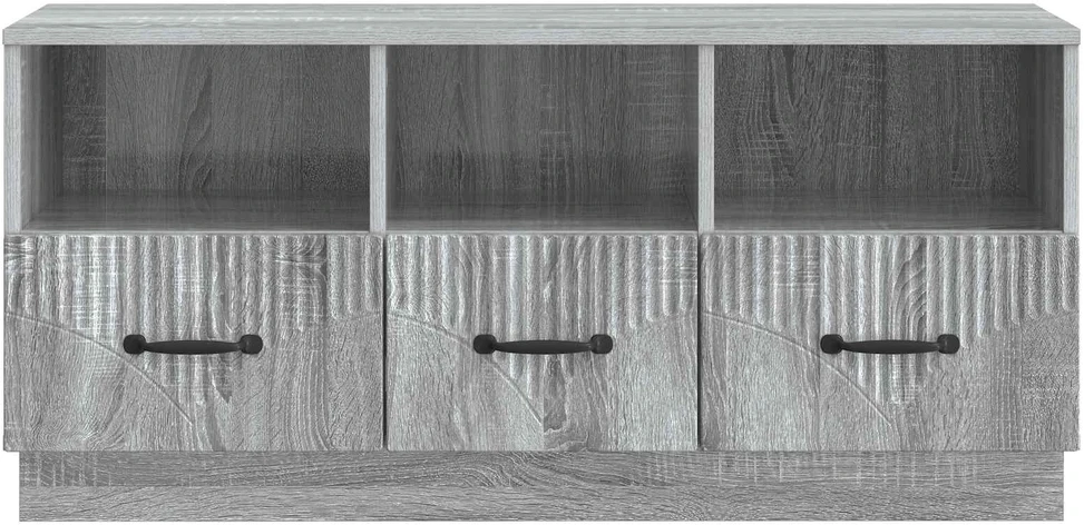 TV staliukas Televizoriaus spintelė Pilka sonoma ąžuolo 102 x 34,5 x 47 cm
