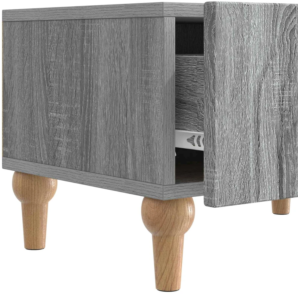 TV staliukas Televizoriaus spintelė Pilka sonoma ąžuolo 147 x 34,5 x 30 cm