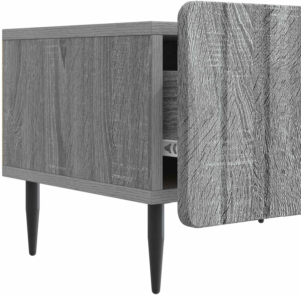 TV staliukas Televizoriaus spintelė Pilka sonoma ąžuolo 147 x 34,5 x 32 cm