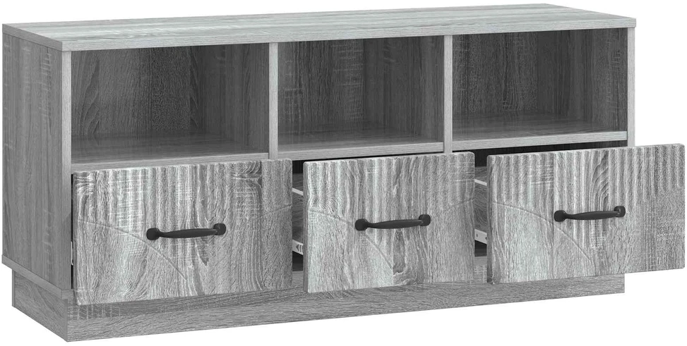 TV staliukas Televizoriaus spintelė Pilka sonoma ąžuolo 102 x 34,5 x 47 cm