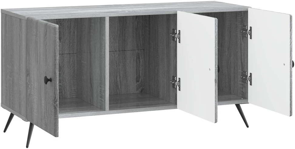 TV staliukas Televizoriaus spintelė Pilka sonoma ąžuolo 99 x 34,5 x 50 cm