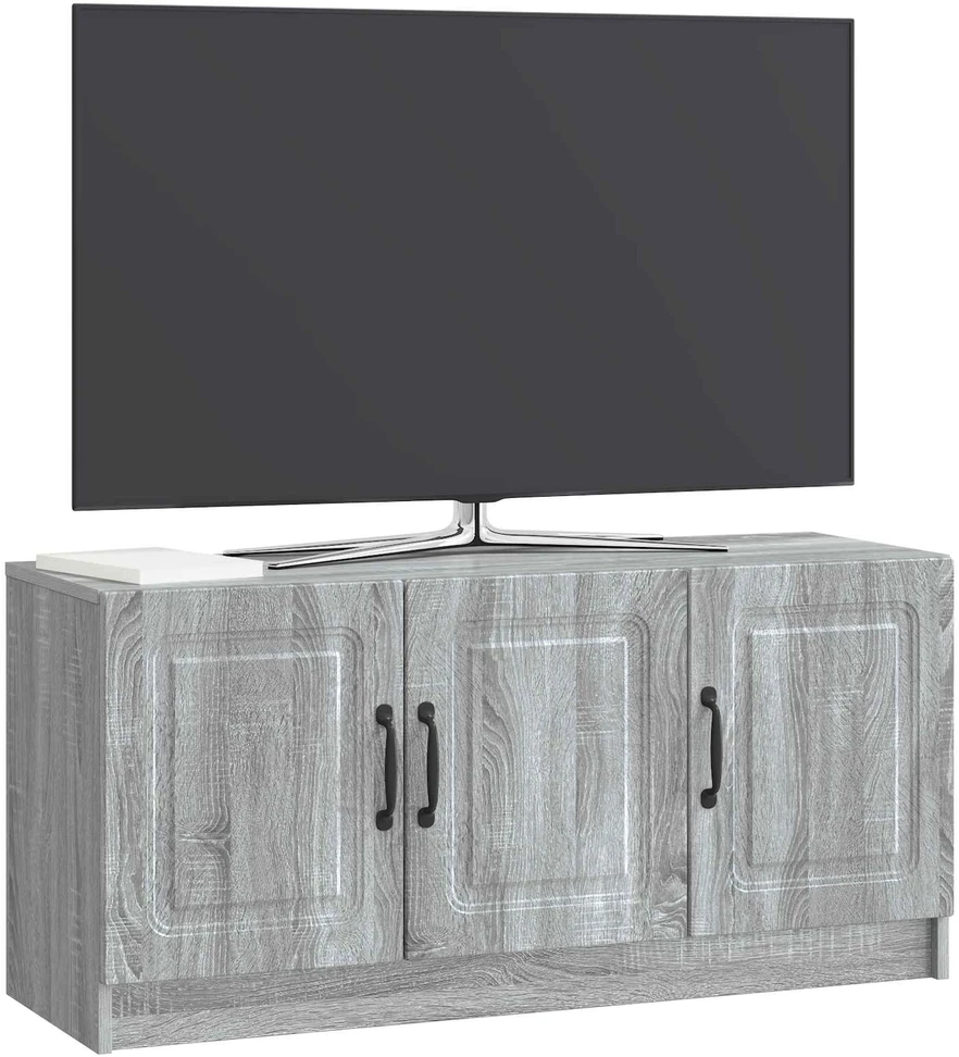 TV staliukas Televizoriaus spintelė Pilka sonoma ąžuolo 99 x 34,5 x 47 cm