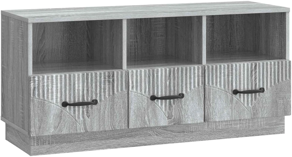 TV staliukas Televizoriaus spintelė Pilka sonoma ąžuolo 102 x 34,5 x 47 cm