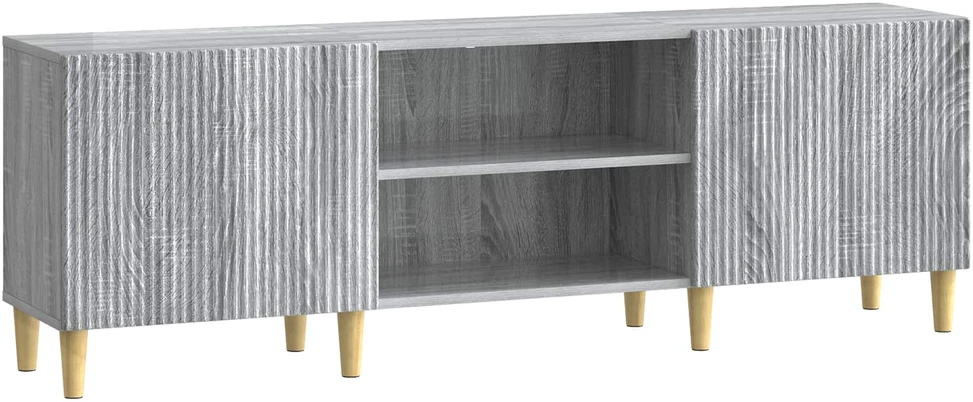 TV staliukas Televizoriaus spintelė Pilka sonoma ąžuolo 150 x 31 x 50 cm