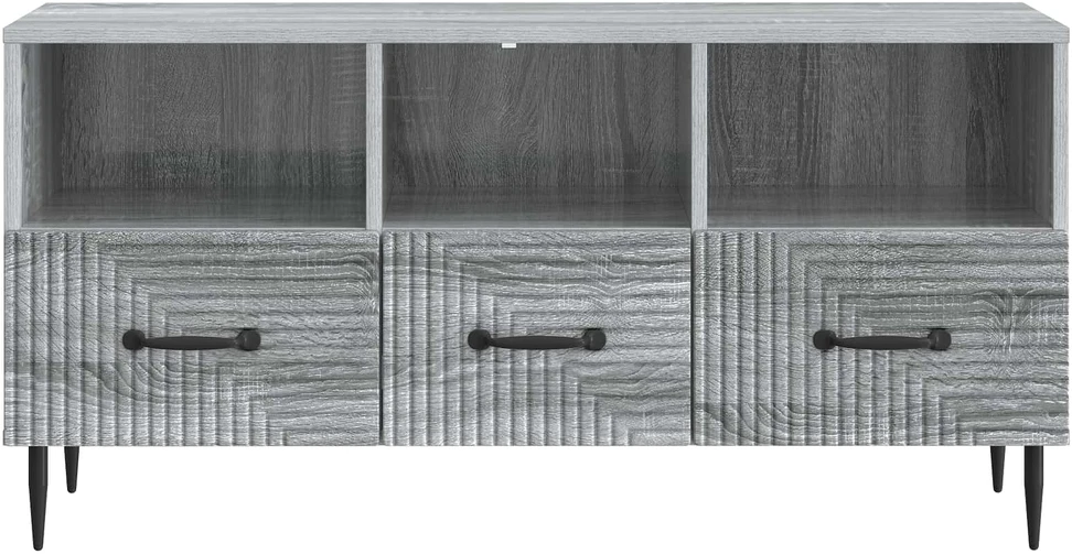 TV staliukas Televizoriaus spintelė Pilka sonoma ąžuolo 102 x 34,5 x 50 cm