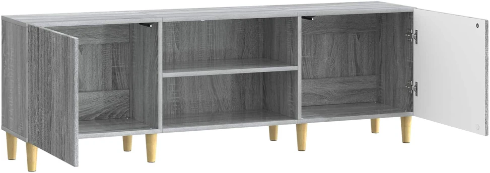 TV staliukas Televizoriaus spintelė Pilka sonoma ąžuolo 150 x 31 x 50 cm