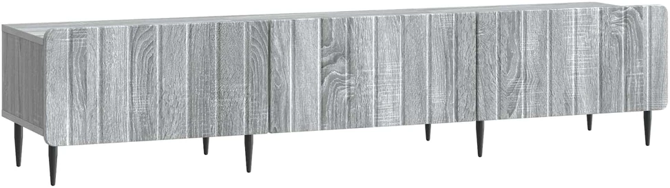 TV staliukas Televizoriaus spintelė Pilka sonoma ąžuolo 147 x 34,5 x 32 cm