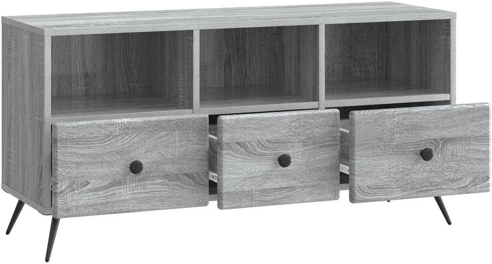 TV staliukas Televizoriaus spintelė Pilka sonoma ąžuolo 102 x 34,5 x 50 cm