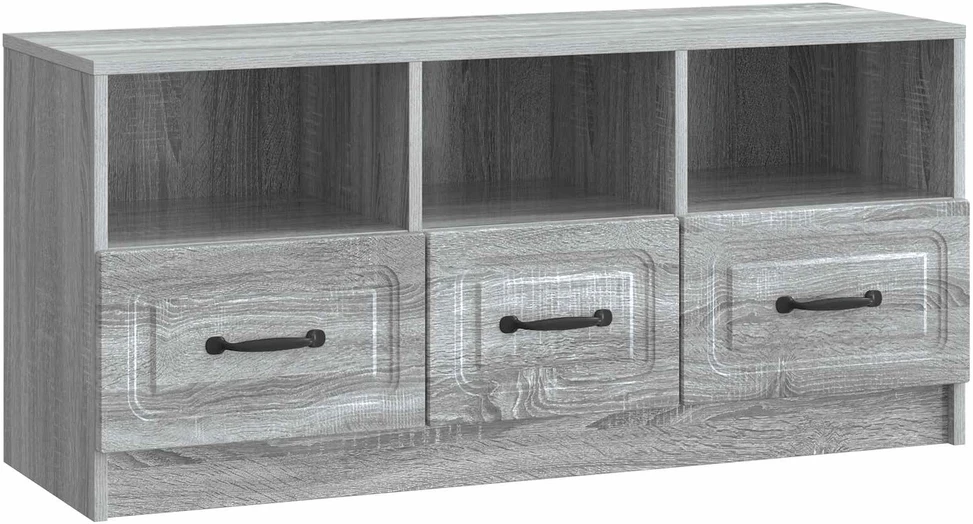 TV staliukas Televizoriaus spintelė Pilka sonoma ąžuolo 102 x 34,5 x 47 cm
