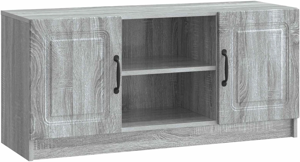 TV staliukas Televizoriaus spintelė Pilka sonoma ąžuolo 102 x 34,5 x 47 cm