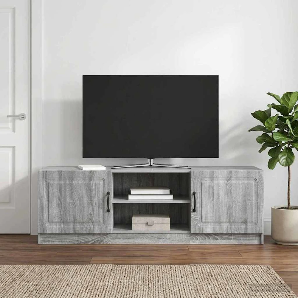 TV staliukas Televizoriaus spintelė Pilka sonoma ąžuolo 150 x 31 x 47 cm