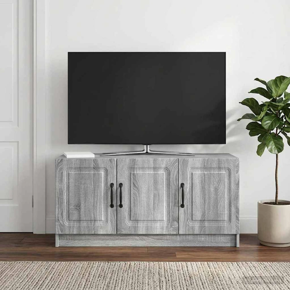TV staliukas Televizoriaus spintelė Pilka sonoma ąžuolo 99 x 34,5 x 47 cm