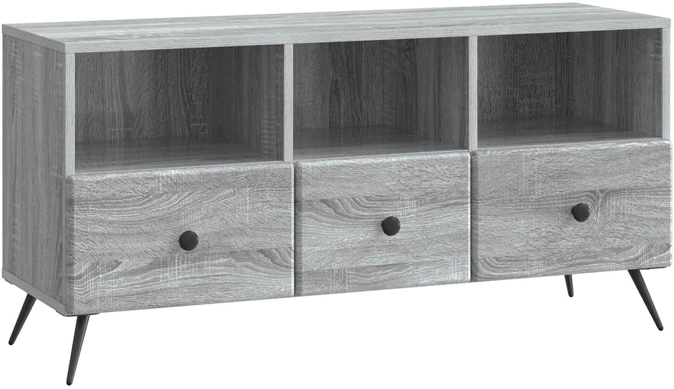 TV staliukas Televizoriaus spintelė Pilka sonoma ąžuolo 102 x 34,5 x 50 cm
