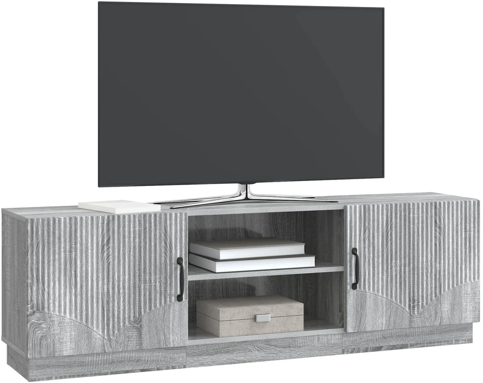 TV staliukas Televizoriaus spintelė Pilka sonoma ąžuolo 150 x 31 x 47 cm