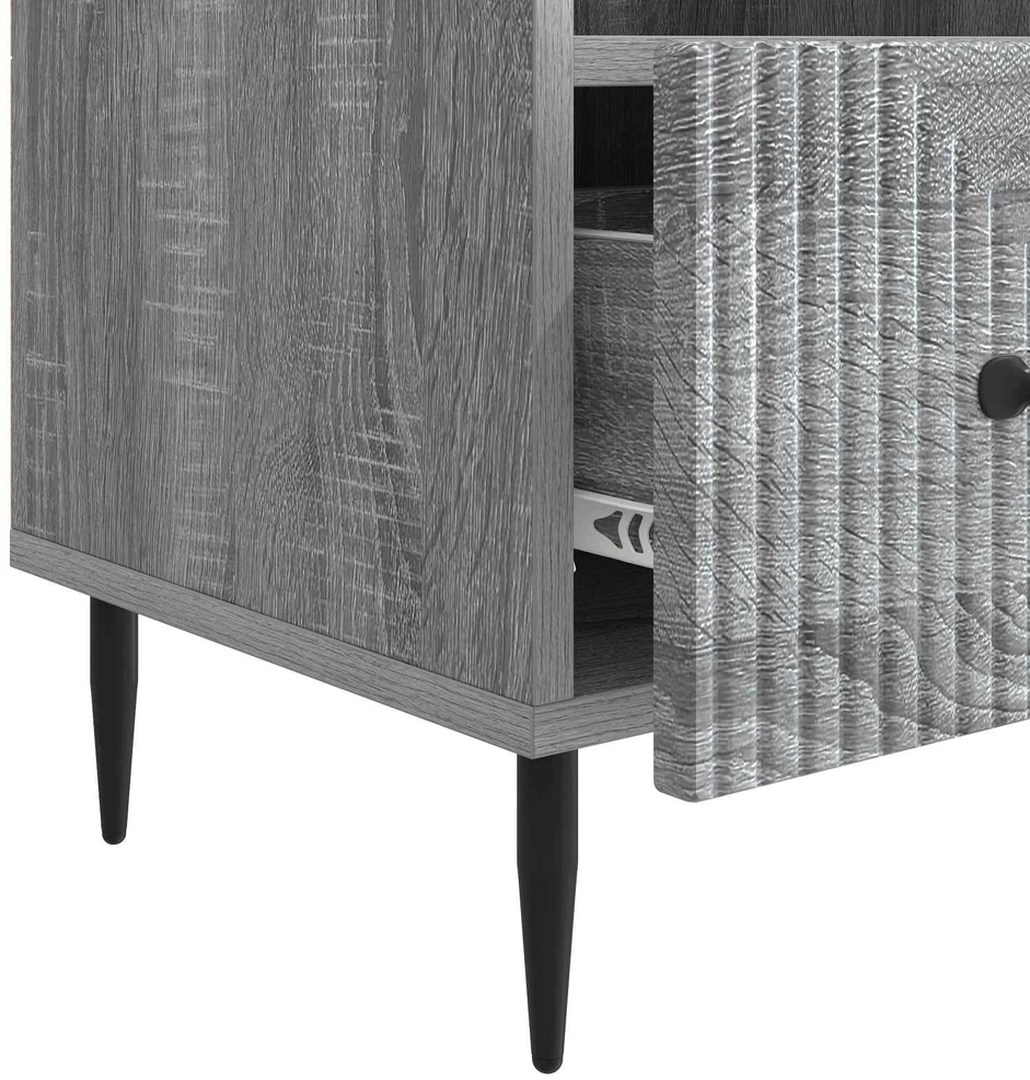 TV staliukas Televizoriaus spintelė Pilka sonoma ąžuolo 102 x 34,5 x 50 cm