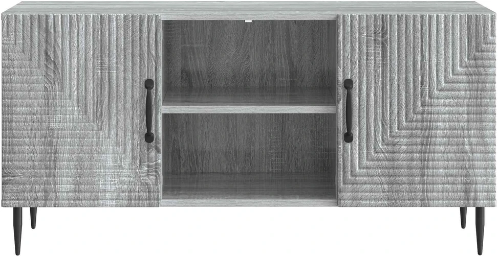 TV staliukas Televizoriaus spintelė Pilka sonoma ąžuolo 102 x 34,5 x 50 cm