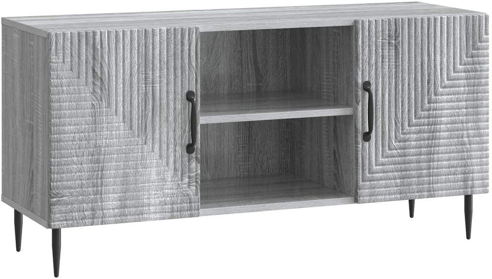 TV staliukas Televizoriaus spintelė Pilka sonoma ąžuolo 102 x 34,5 x 50 cm