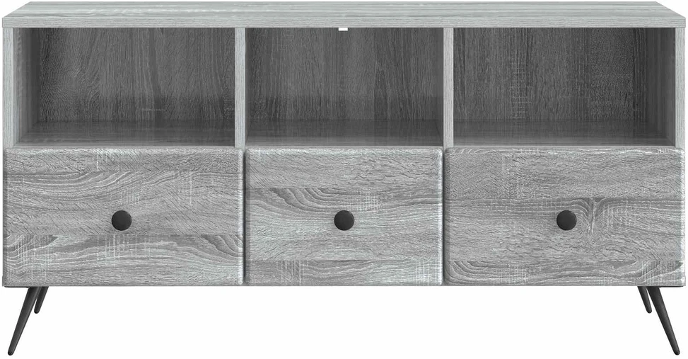 TV staliukas Televizoriaus spintelė Pilka sonoma ąžuolo 102 x 34,5 x 50 cm