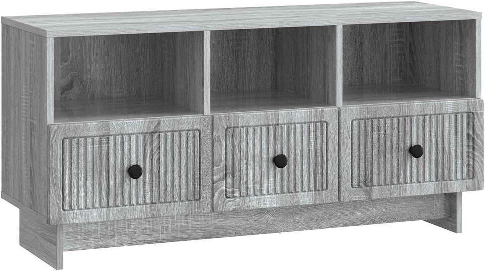 TV staliukas Televizoriaus spintelė Pilka sonoma ąžuolo 102 x 34,5 x 50 cm