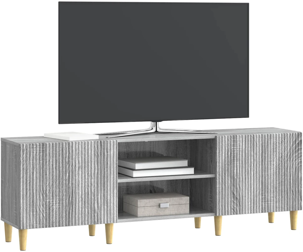 TV staliukas Televizoriaus spintelė Pilka sonoma ąžuolo 150 x 31 x 50 cm
