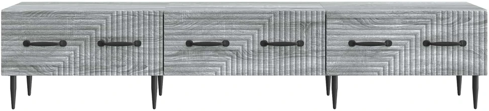TV staliukas Televizoriaus spintelė Pilka sonoma ąžuolo 147 x 34,5 x 30 cm